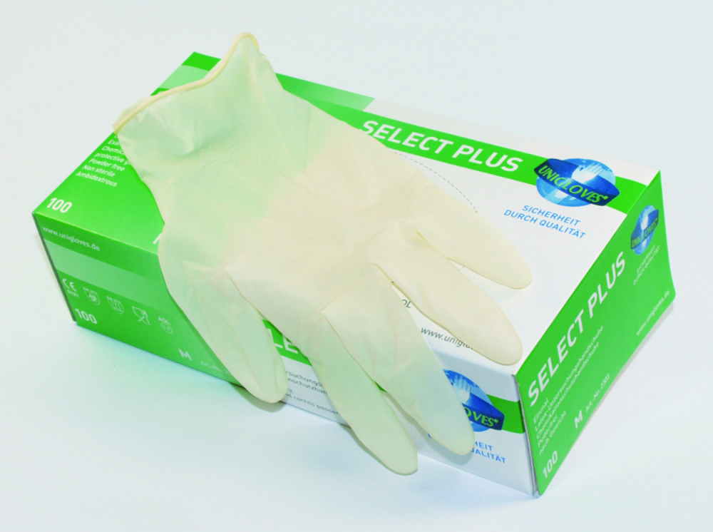 Jednorazové rukavice Select Plus, latexové
