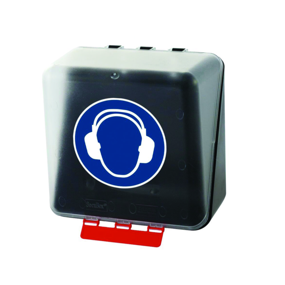 Bezpečnostné vybavenie Úložné boxy SecuBox Mini/Midi/Maxi, Ochrana sluchu