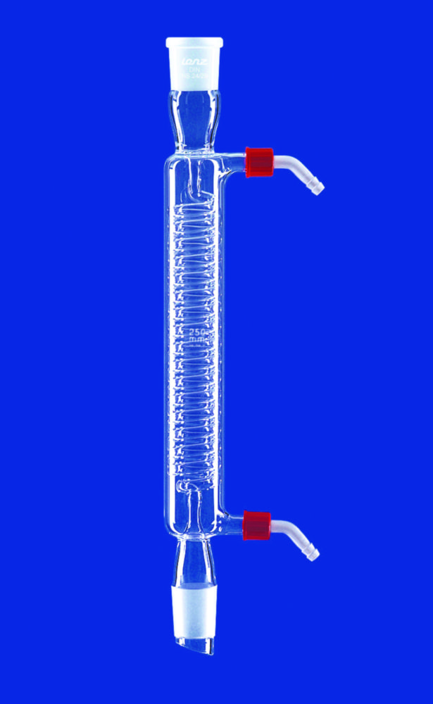 Špirálové kondenzátory, rúrky <sup>DURAN®</sup>, s olivkami z PP