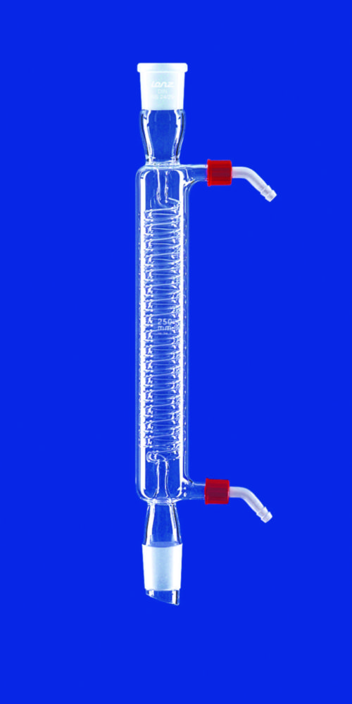 Špirálové kondenzátory, rúrky <sup>DURAN®</sup>, s olivkami z PP