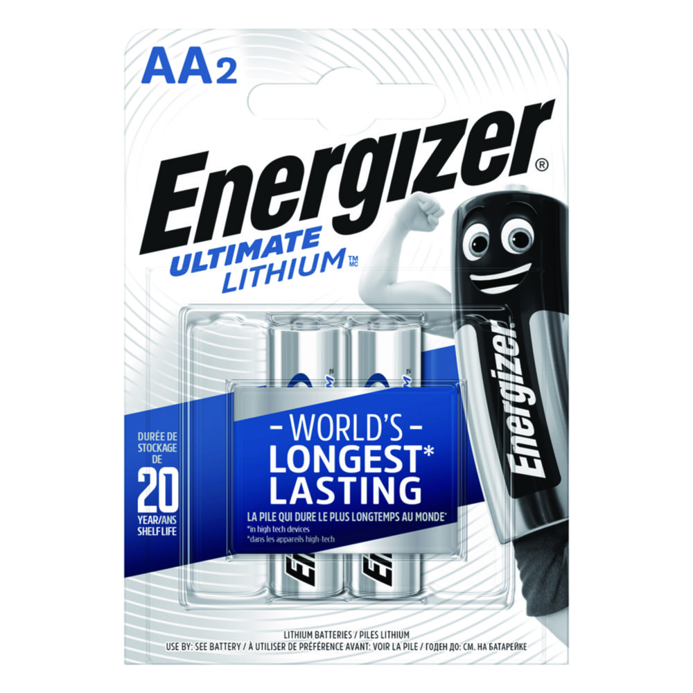 Lítiové batérie, <sup>Energizer®</sup>