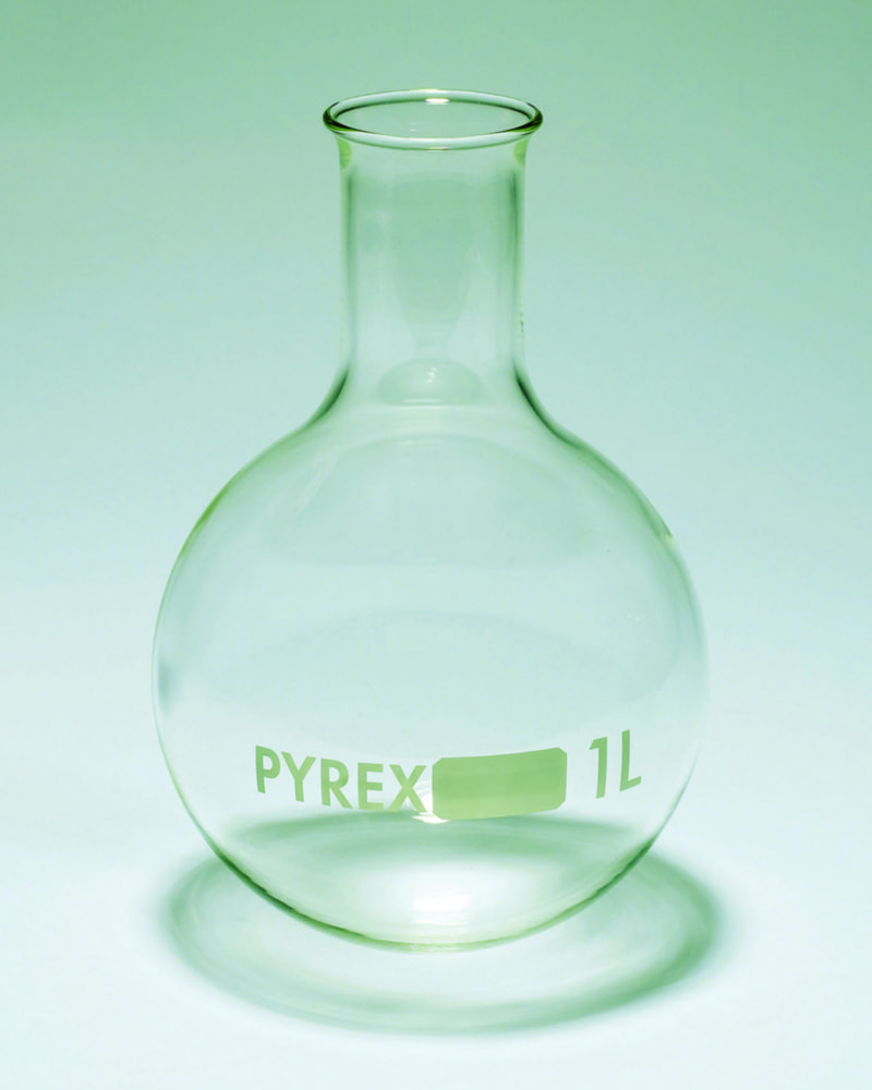 Banka s okrúhlym dnom, <sup>Pyrex®</sup>, úzke hrdlo