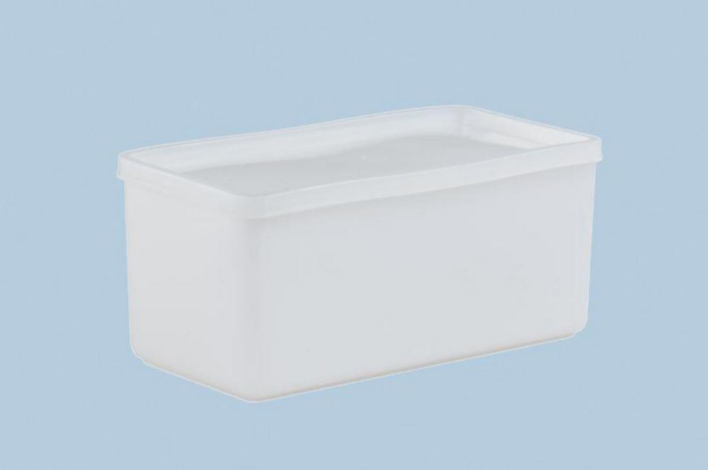 Skladovacie boxy z HDPE s tesne uzatvárateľným vekom z LDPE