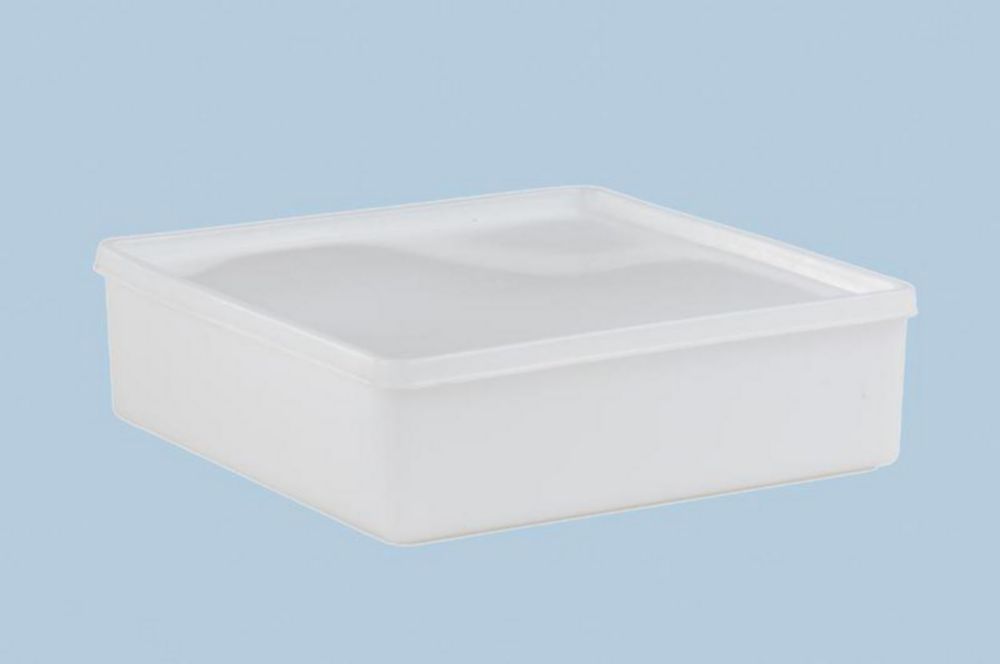 Skladovacie boxy z HDPE s tesne uzatvárateľným vekom z LDPE