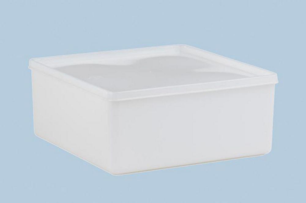 Skladovacie boxy z HDPE s tesne uzatvárateľným vekom z LDPE