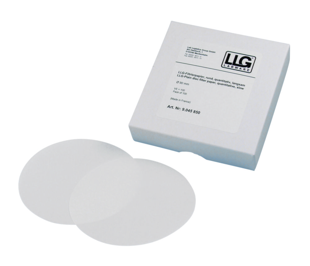 LLG-Quantitative filtračný papier, kruhy, pomalý