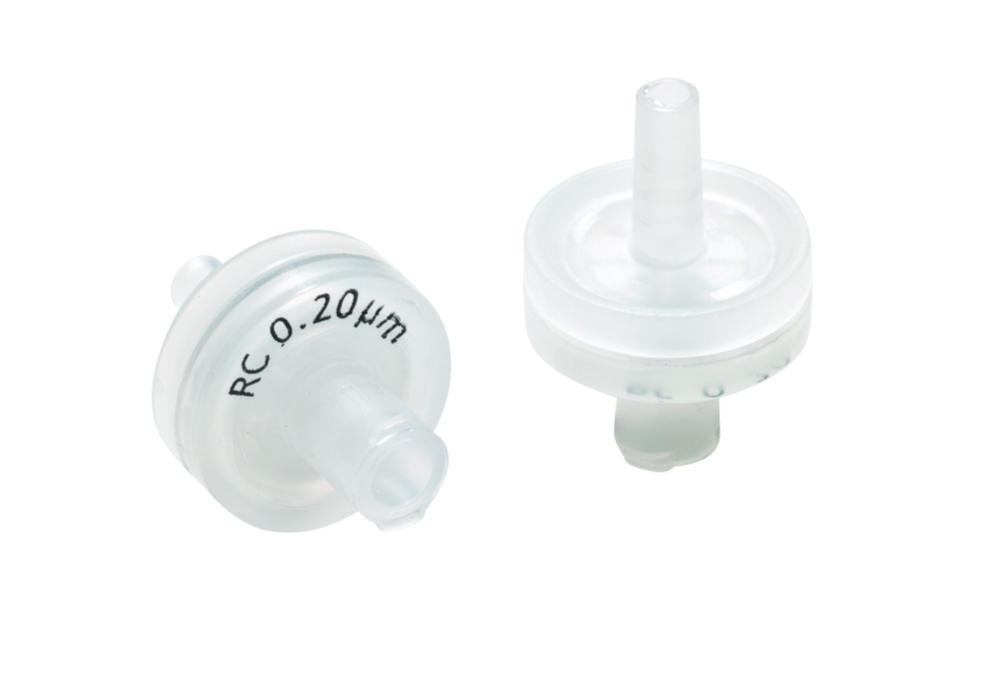 Filtre LLG-Syringe RC, Regenerovaná celulóza