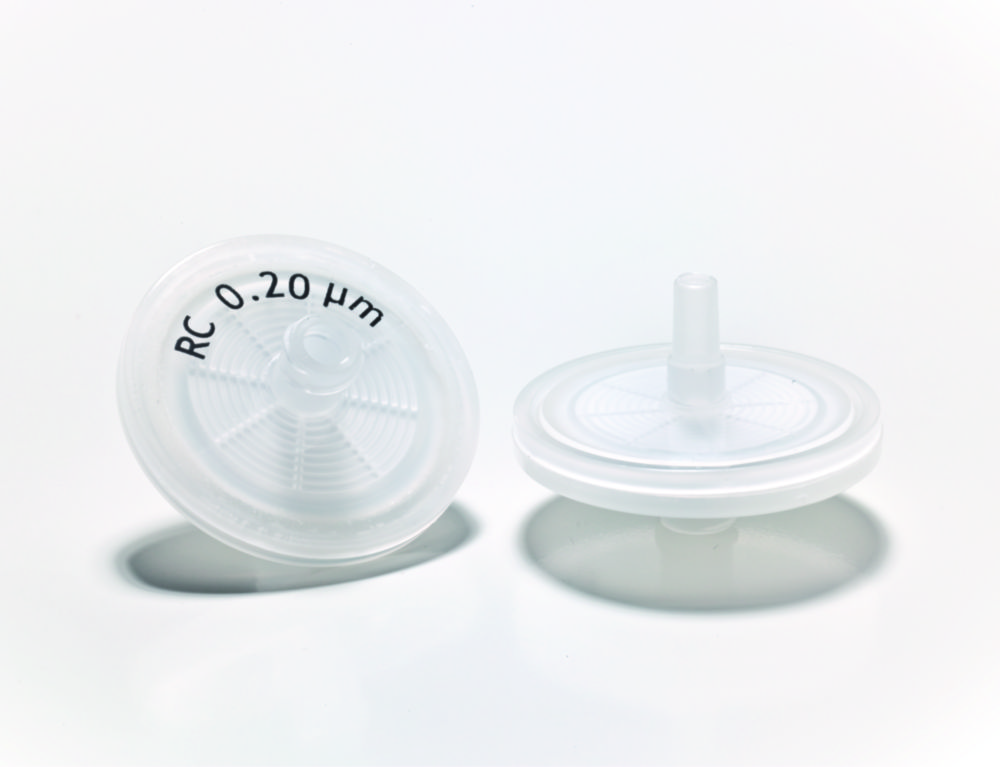 Filtre LLG-Syringe RC, Regenerovaná celulóza