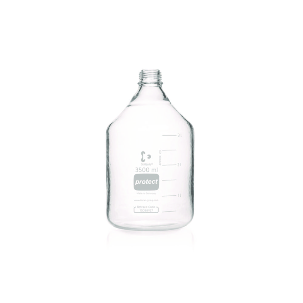Laboratórne fľaše Protect <sup>DURAN®</sup>, so sledovacím kódom