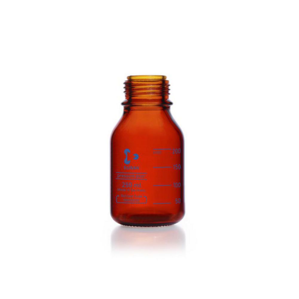 Fľaše na reagencie <sup>DURAN®</sup>, jantárové, odolné voči tlaku