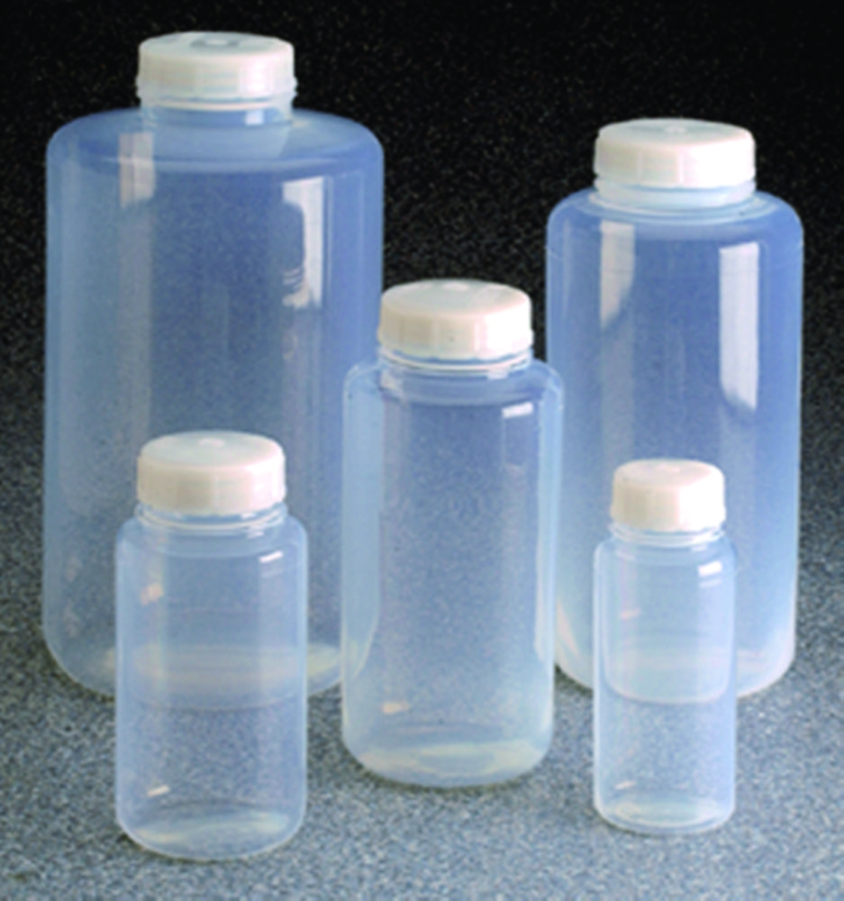 Fľaše so širokým hrdlom Nalgene™, FEP, so skrutkovacím uzáverom, ETFE