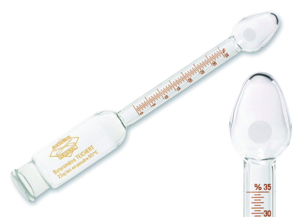Butyrometer na takéto mlieko Teichert s príslušenstvom