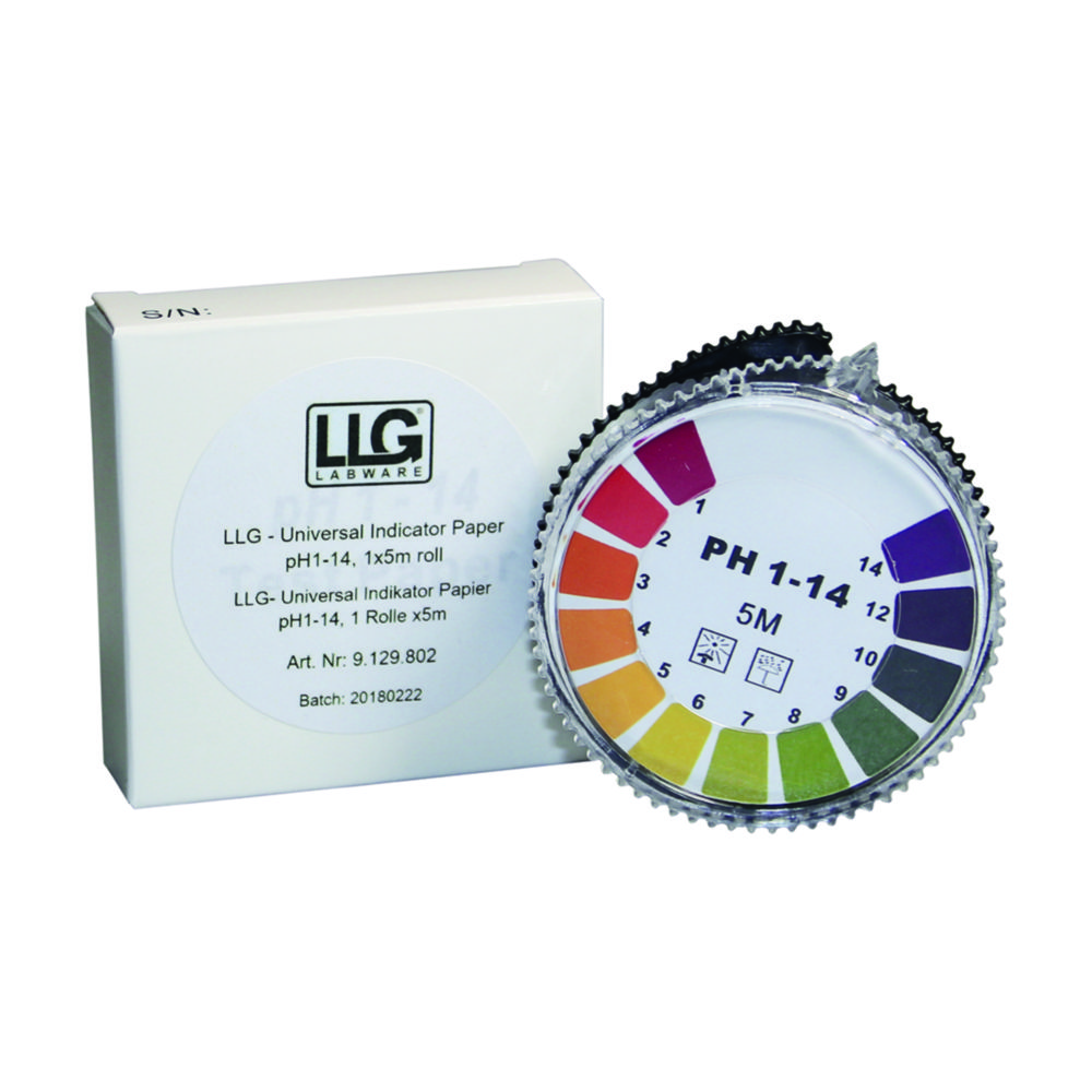 LLG-Univerzálny indikačný papier, kotúčiky