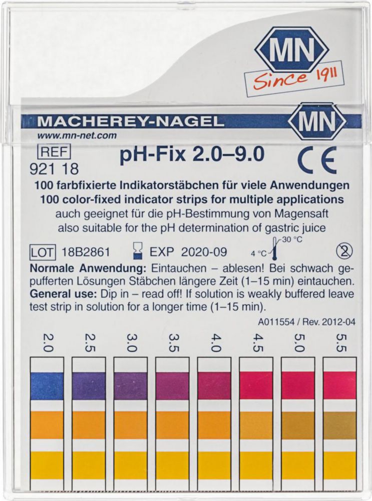 Indikačné prúžky pH-Fix, špeciálne