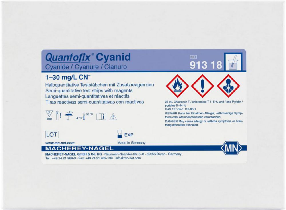 Testovacie prúžky <sup>QUANTOFIX®</sup> 