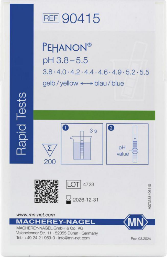Indikačný papier, <sup>PEHANON®</sup>