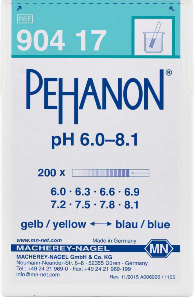 Indikačný papier, <sup>PEHANON®</sup>