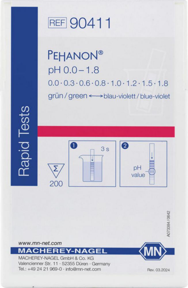 Indikačný papier, <sup>PEHANON®</sup>