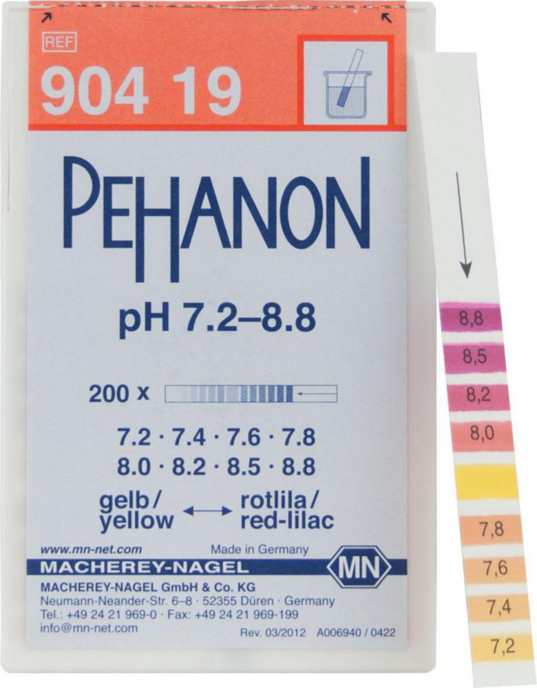 Indikačný papier, <sup>PEHANON®</sup>