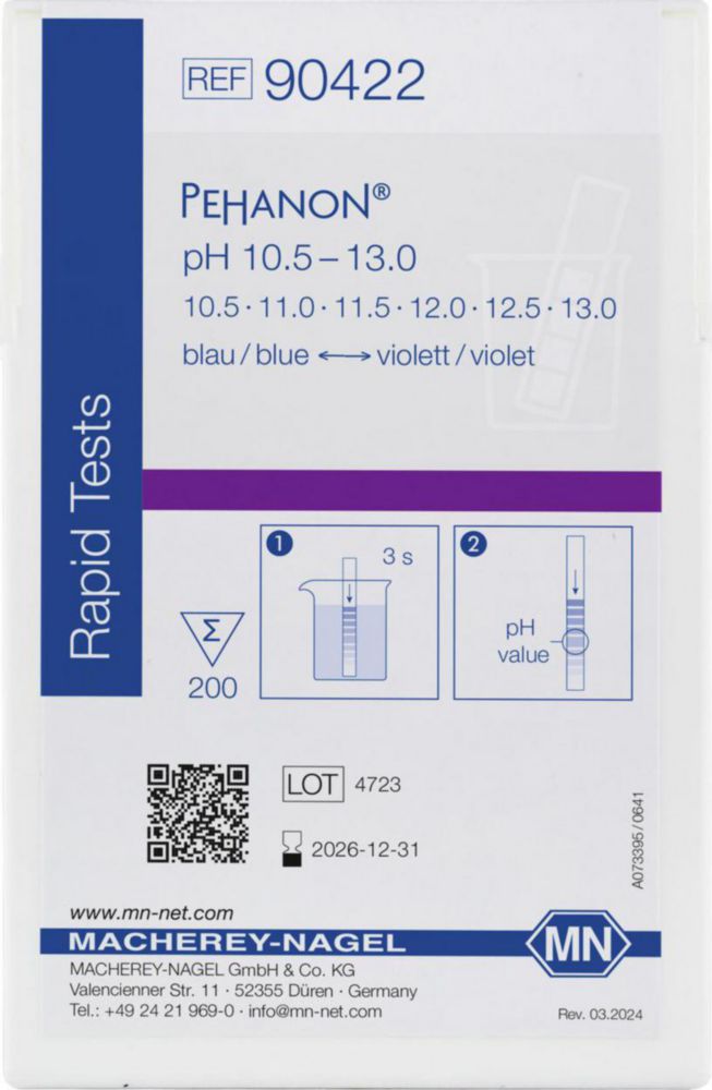 Indikačný papier, <sup>PEHANON®</sup>