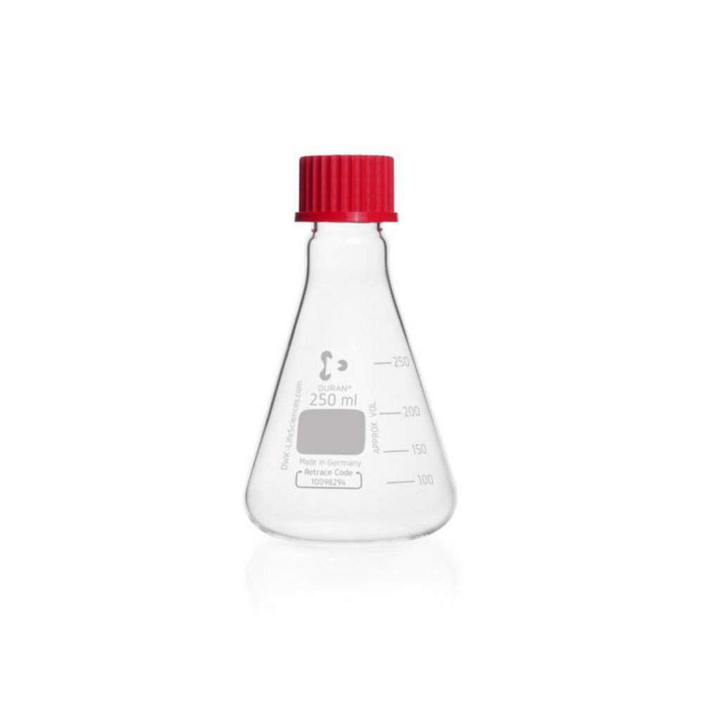 Erlenmeyerove banky, <sup>DURAN®</sup>, so skrutkovacím hrdlom