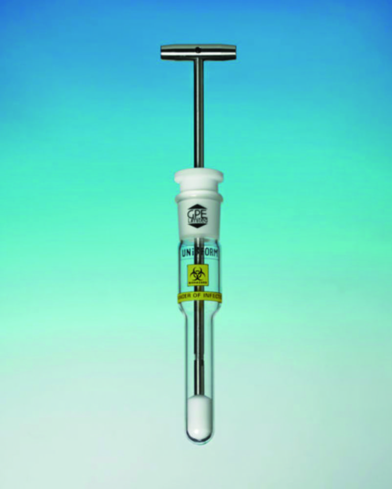 Homogenizátory, Safe-Seal, borosilikátové sklo 3.3/PTFE