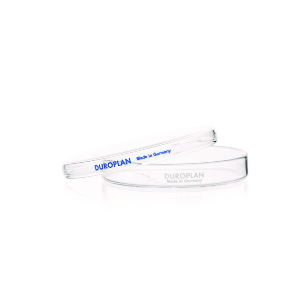 Petriho misky, <sup>DUROPLAN®</sup>, borosilikátové sklo 3.3