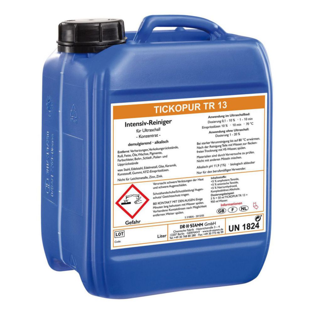 Koncentráty pre ultrazvukové kúpele TICKOPUR TR 13