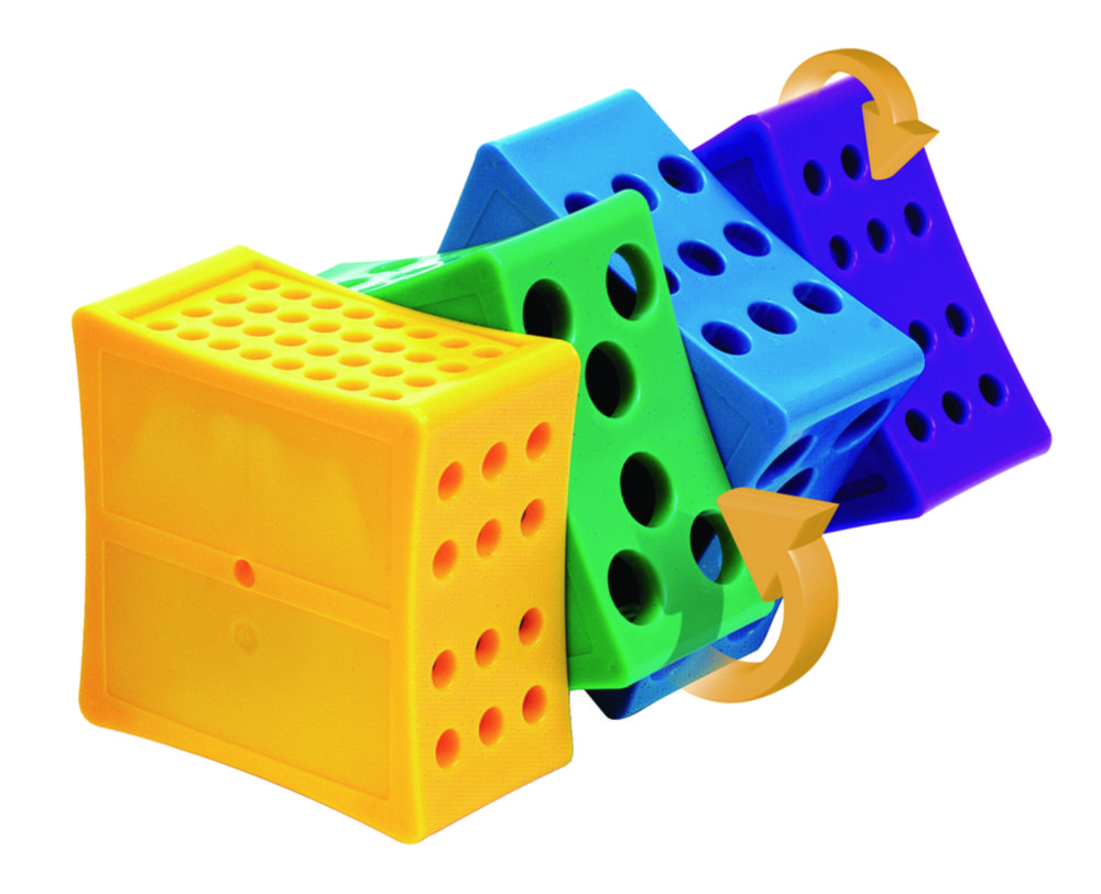 Stojan na skúmavky <sup>Rota-Rack®</sup>, PP, na mikroskúmavky