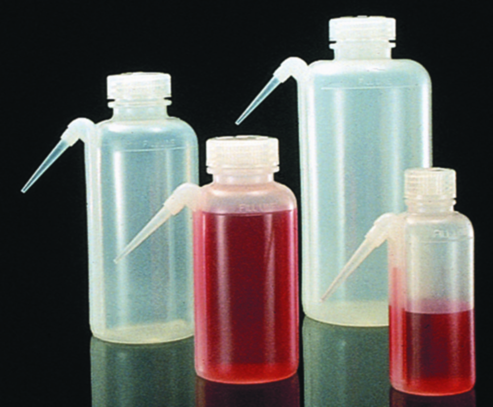 Fľaše na umývanie so širokým hrdlom, Nalgene™ Unitary™, typ 2402, LDPE, so skrutkovacím uzáverom, PP