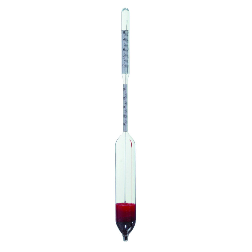 Presný hydrometer, laktodenzimeter, kalibrovateľný