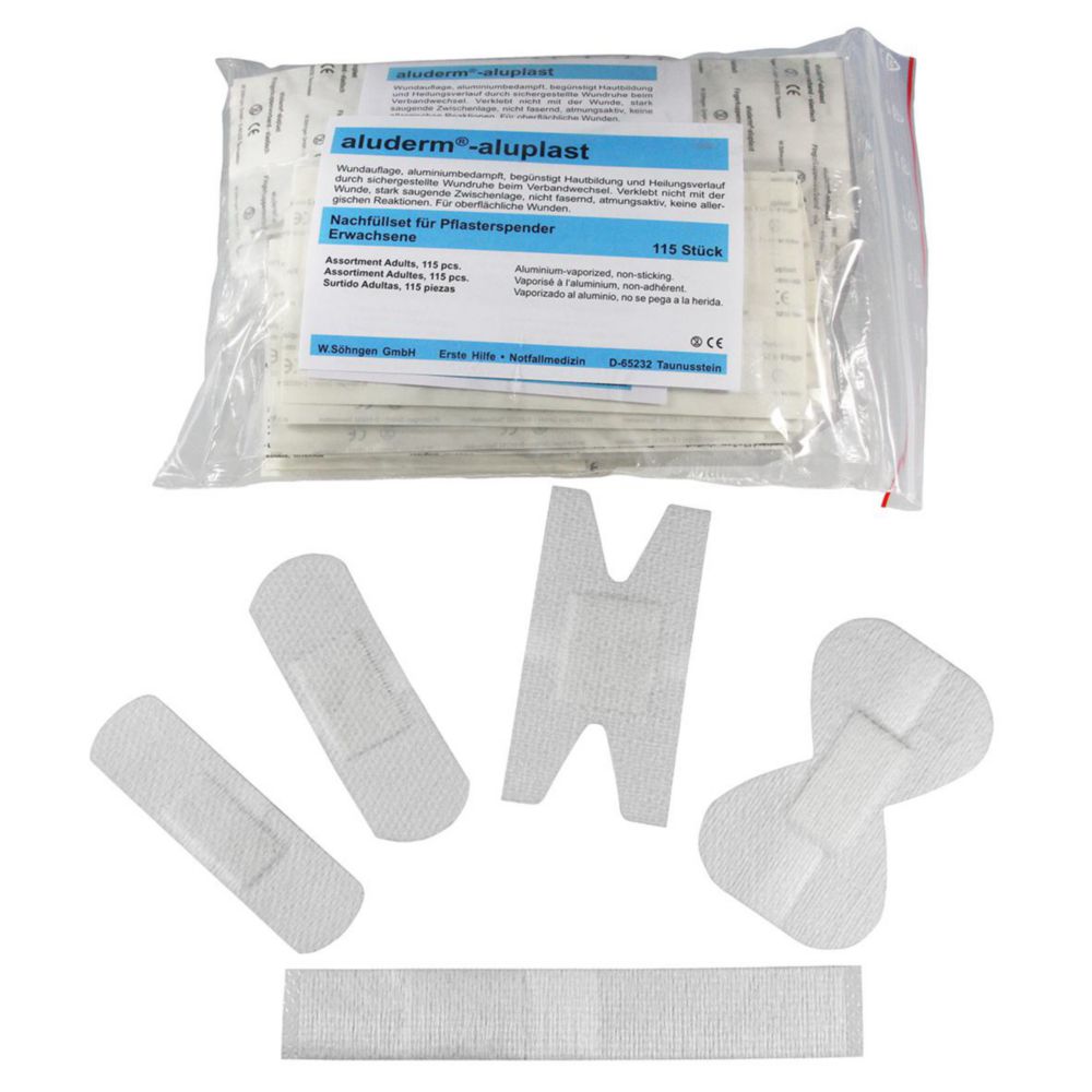 Náhradné náplne pre dávkovače náplasti aluderm®-aluplast