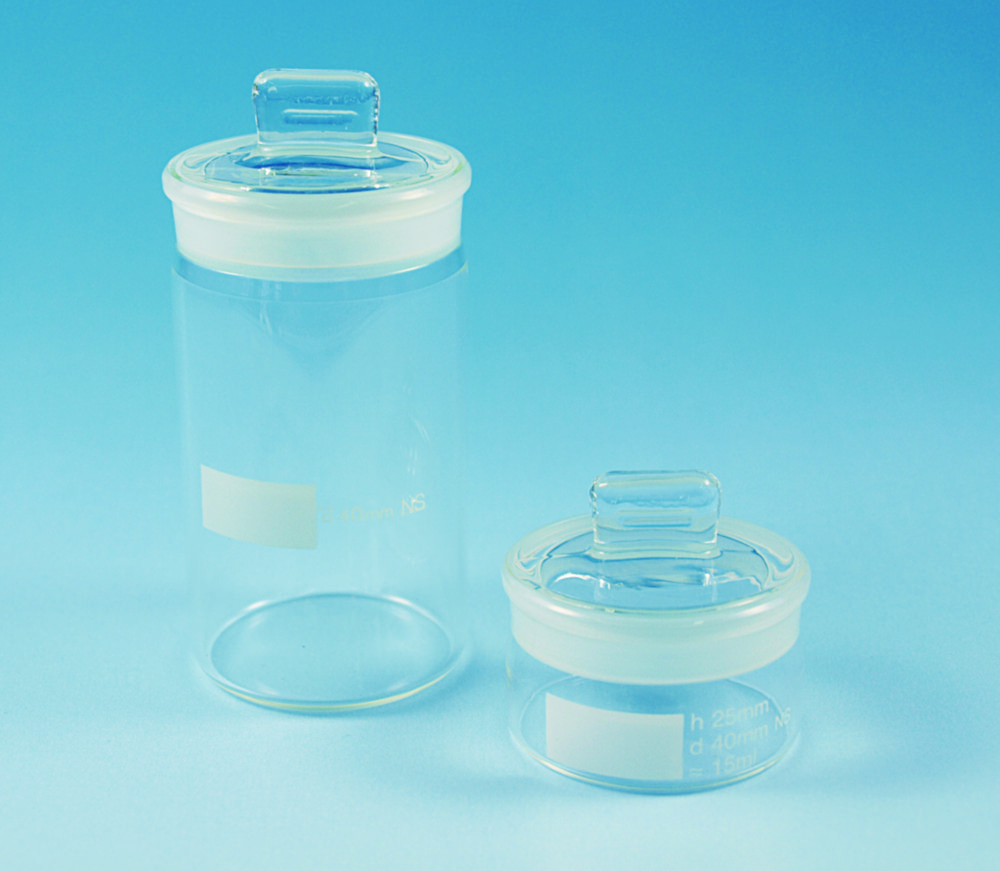Weighing bottles DURAN<sup>®</sup> tube, with NS stopper
