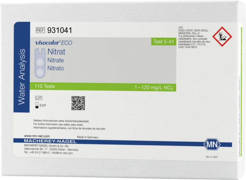 Testovacie súpravy <i><sup>VISOCOLOR®ECO</sup> na </i>analýzu vody