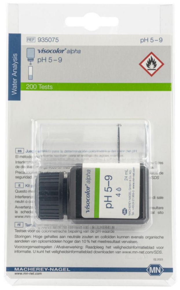 Testovacie súpravy, <i><sup>VISOCOLOR®alpha</sup> na </i>analýzu vody