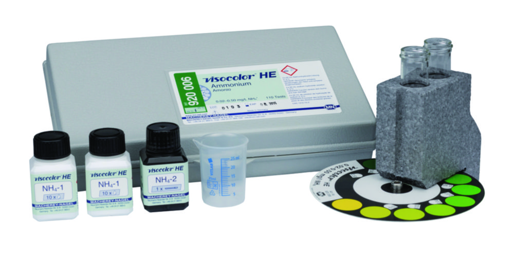 Testovacie súpravy <i><sup>VISOCOLOR®HE</sup> na </i>analýzu vody