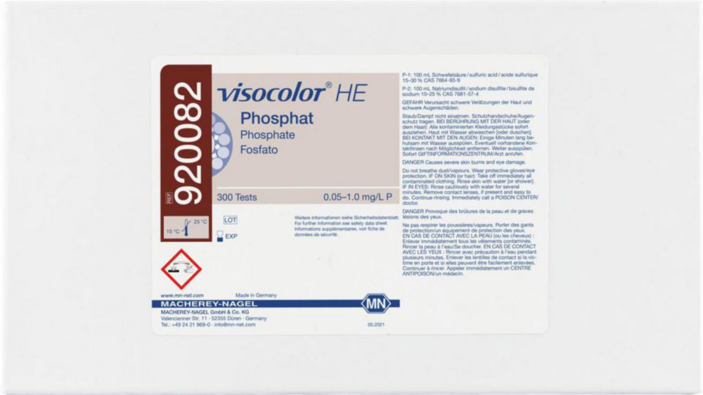 Testovacie súpravy <i><sup>VISOCOLOR®HE</sup> na </i>analýzu vody