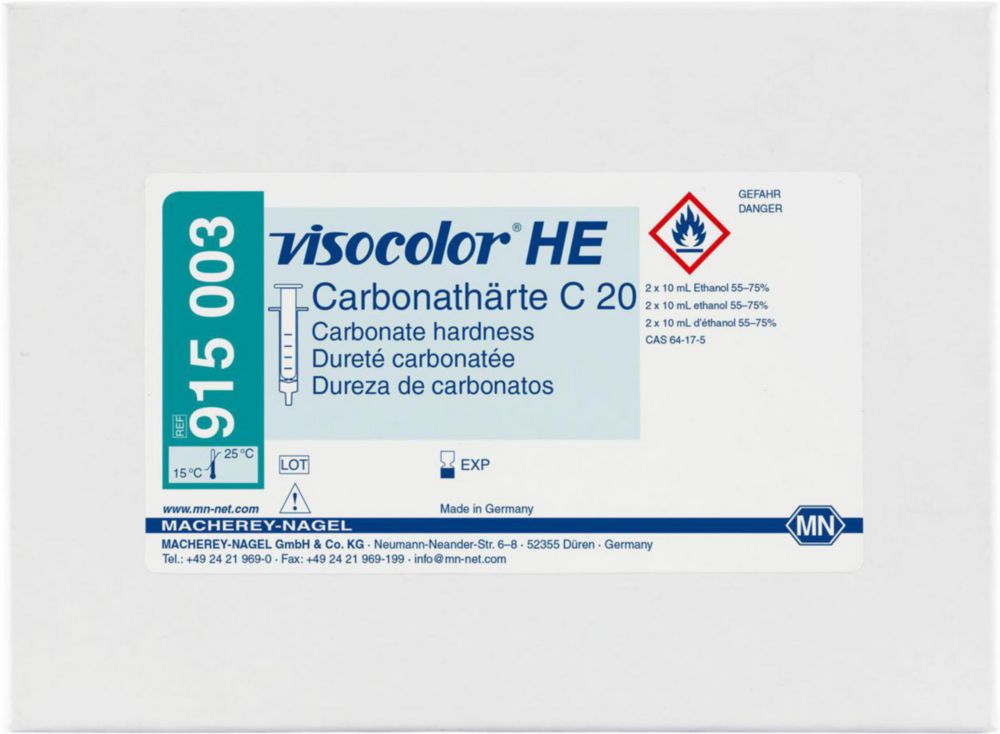 Testovacie súpravy <i><sup>VISOCOLOR®HE</sup> na </i>analýzu vody