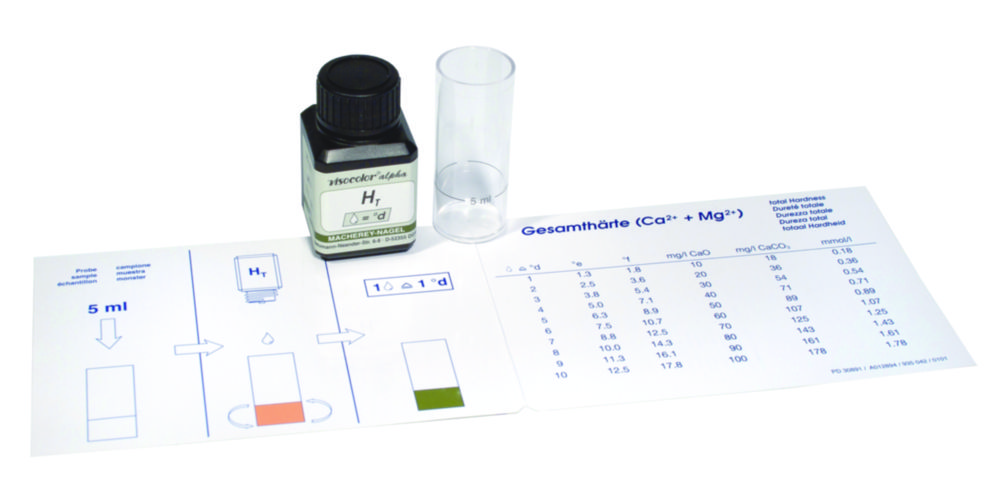 Testovacie súpravy, <i><sup>VISOCOLOR®alpha</sup> na </i>analýzu vody