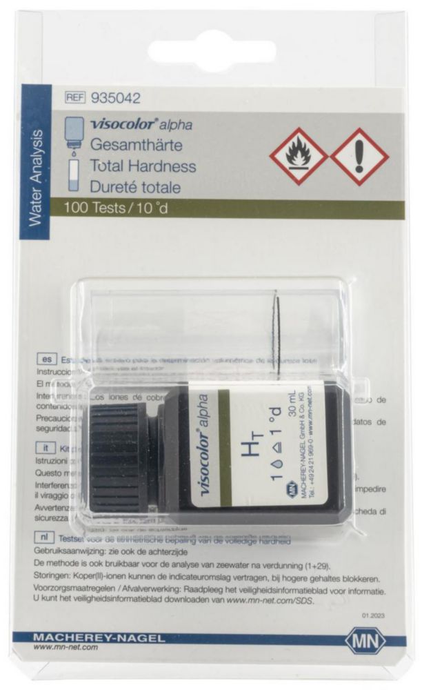 Testovacie súpravy, <i><sup>VISOCOLOR®alpha</sup> na </i>analýzu vody