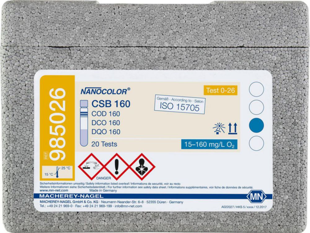 Skúmavky <sup>NANOCOLOR® </sup>COD
