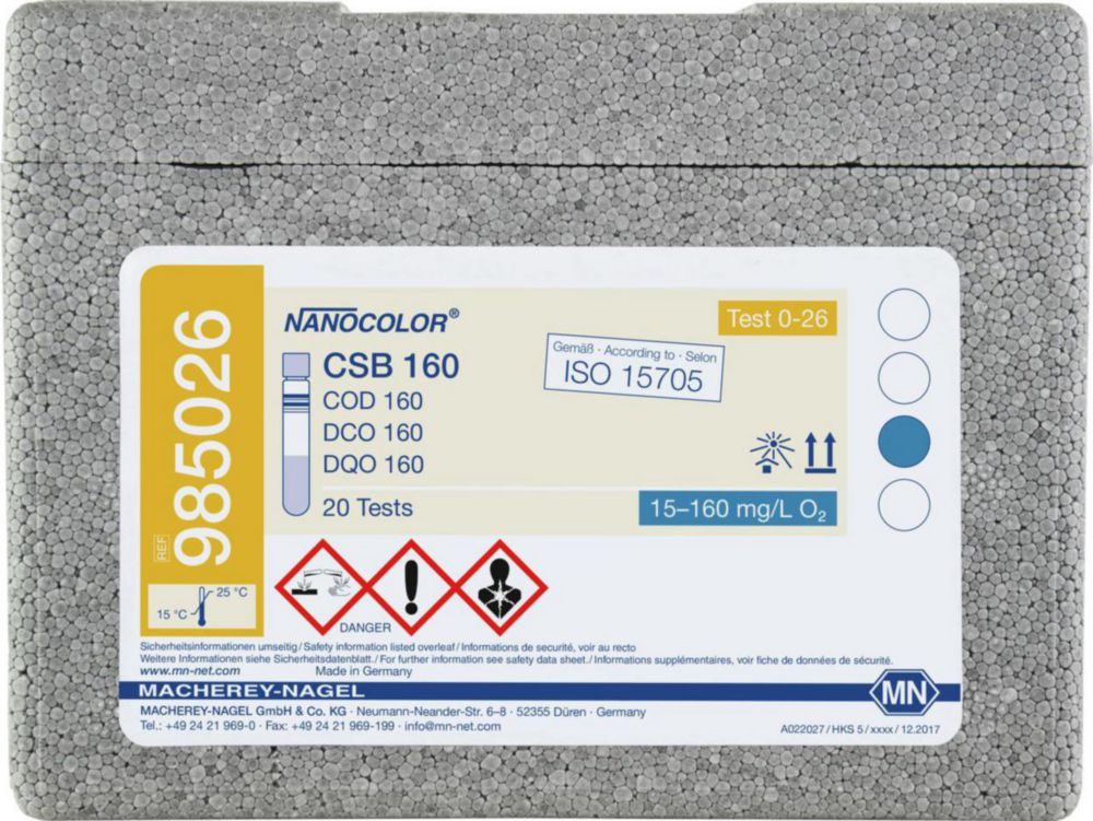 Skúmavky <sup>NANOCOLOR® </sup>COD