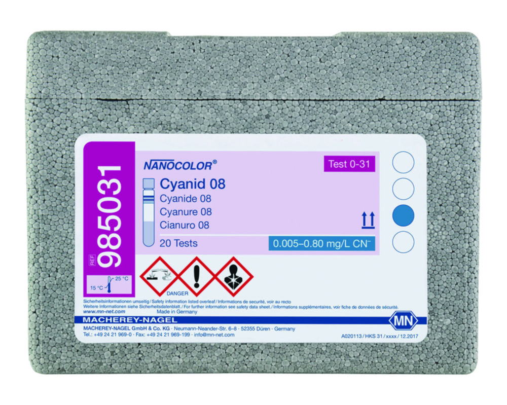 Skúmavky <sup>NANOCOLOR® </sup>Kyanid
