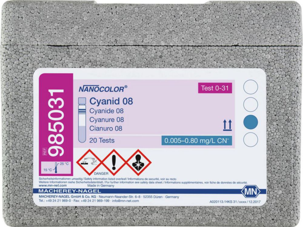 Skúmavky <sup>NANOCOLOR® </sup>Kyanid