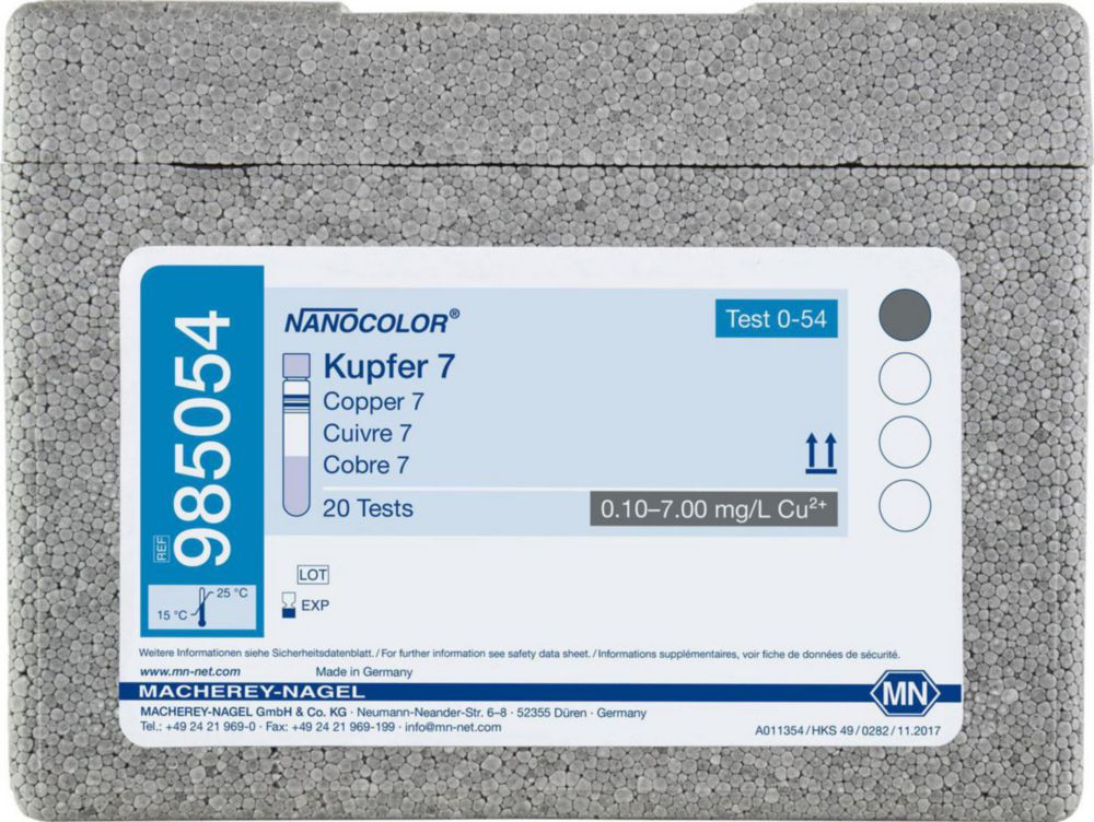 Testy rúk <sup>NANOCOLOR®</sup> Copper