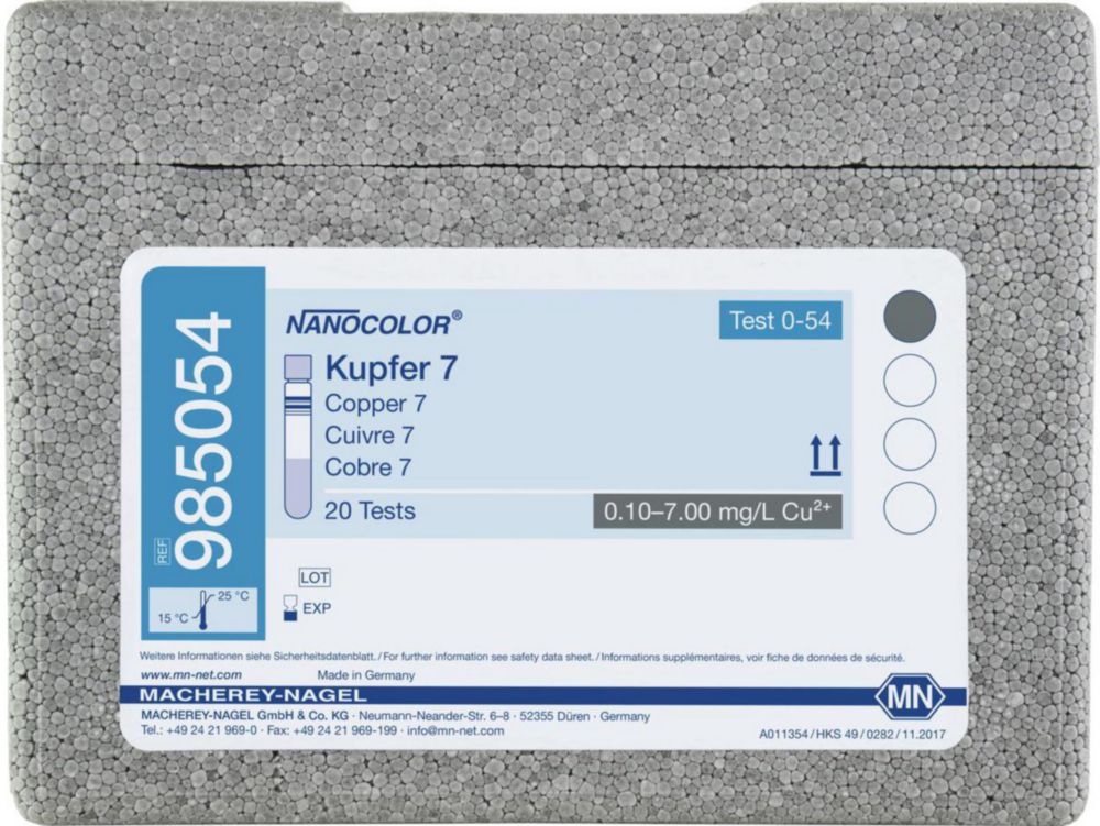 Testy rúk <sup>NANOCOLOR®</sup> Copper