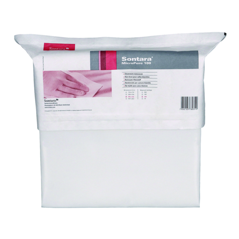 Cleanroom Wipes Sontara<sup>®</sup> MicroPure, polyester/cellulose