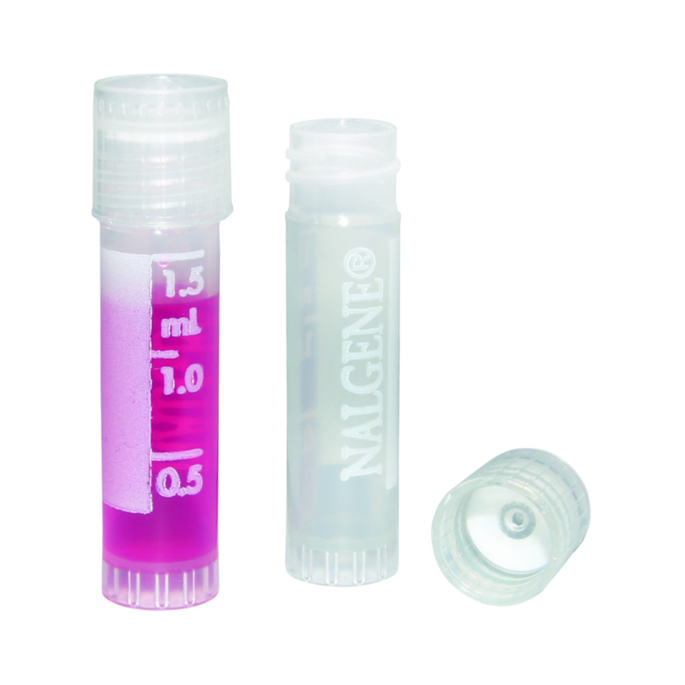 Cryovials with external screw thread, PP, without inlay