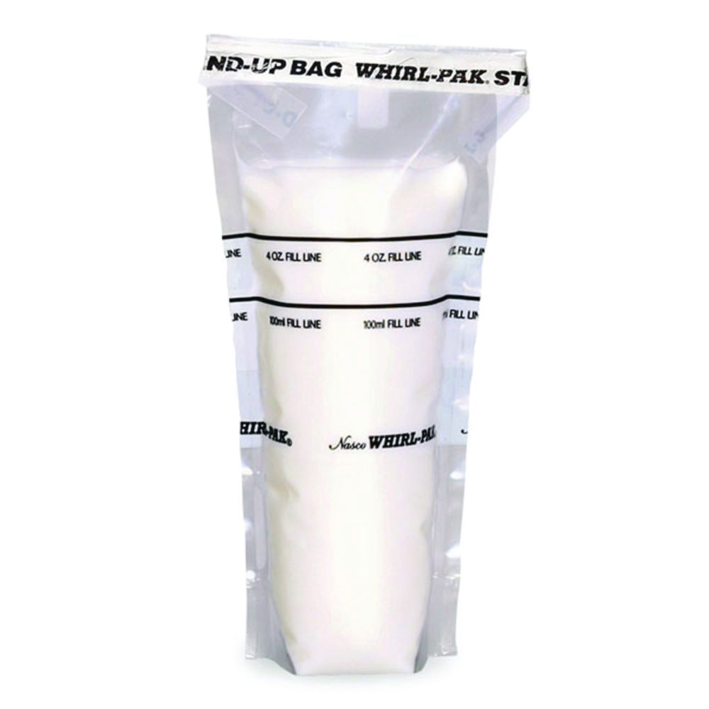 Vrecká na vzorky <sup>Whirl-Pak®Stand-Up</sup>, PE, sterilné, voľne stojace