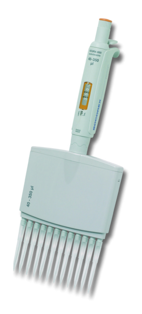 Viackanálové mikrolitrové pipety <sup>Acura®</sup> <i>manual</i> 855, variabilné